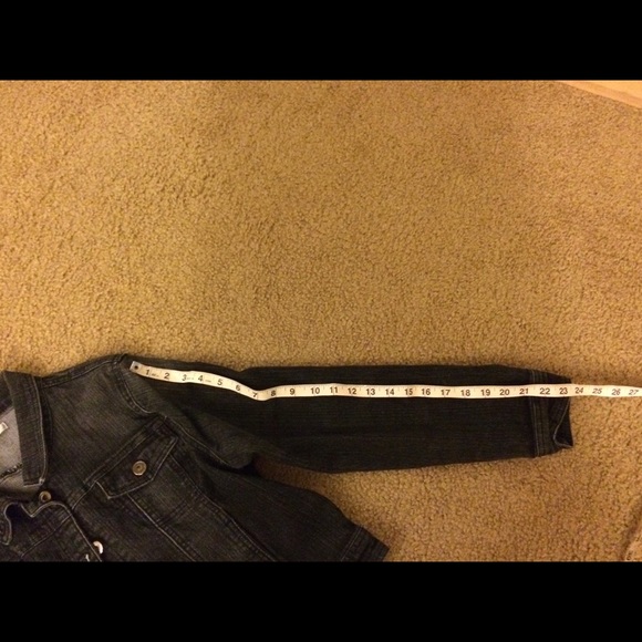 ❤️4 for $10❤️Valley girl Dark Blue Jean Jacket - Picture 8 of 8